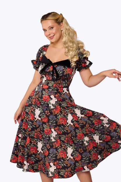 Nikita Forest Floral Midi Dress