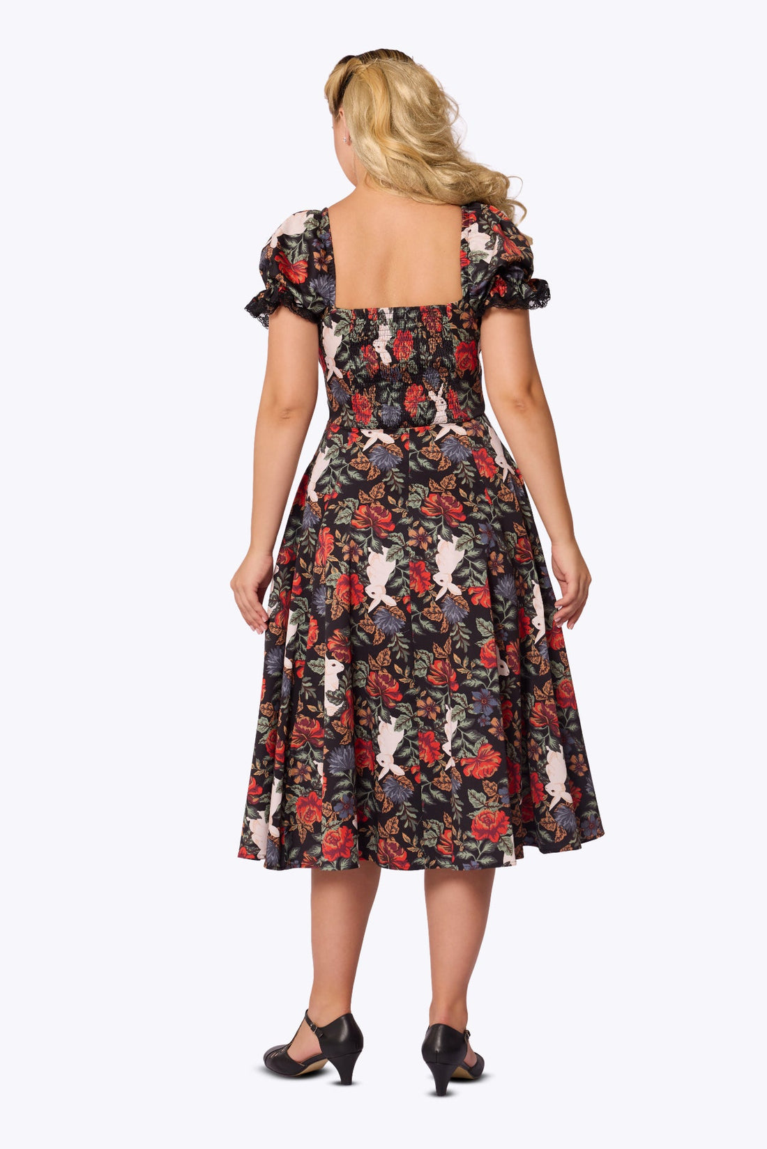 Nikita Forest Floral Midi Dress