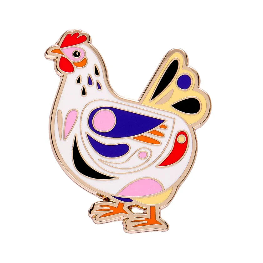 Erstwilder Clara the Chicken Enamel Pin