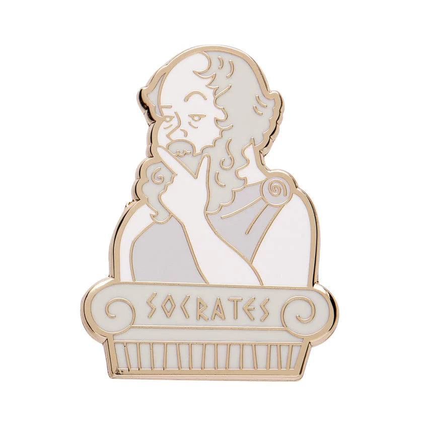 Erstwilder Socratic Method Enamel Pin