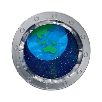 Erstwilder Tiny Blue Dot Brooch