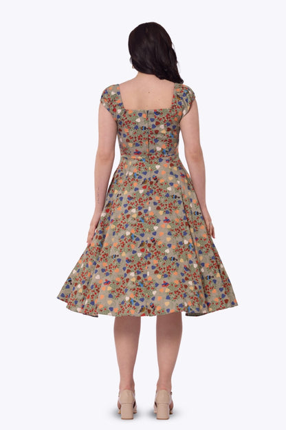 Dolores Love Birds Swing Dress