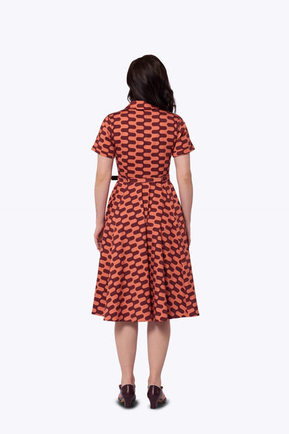 Caterina Waves Swing Dress