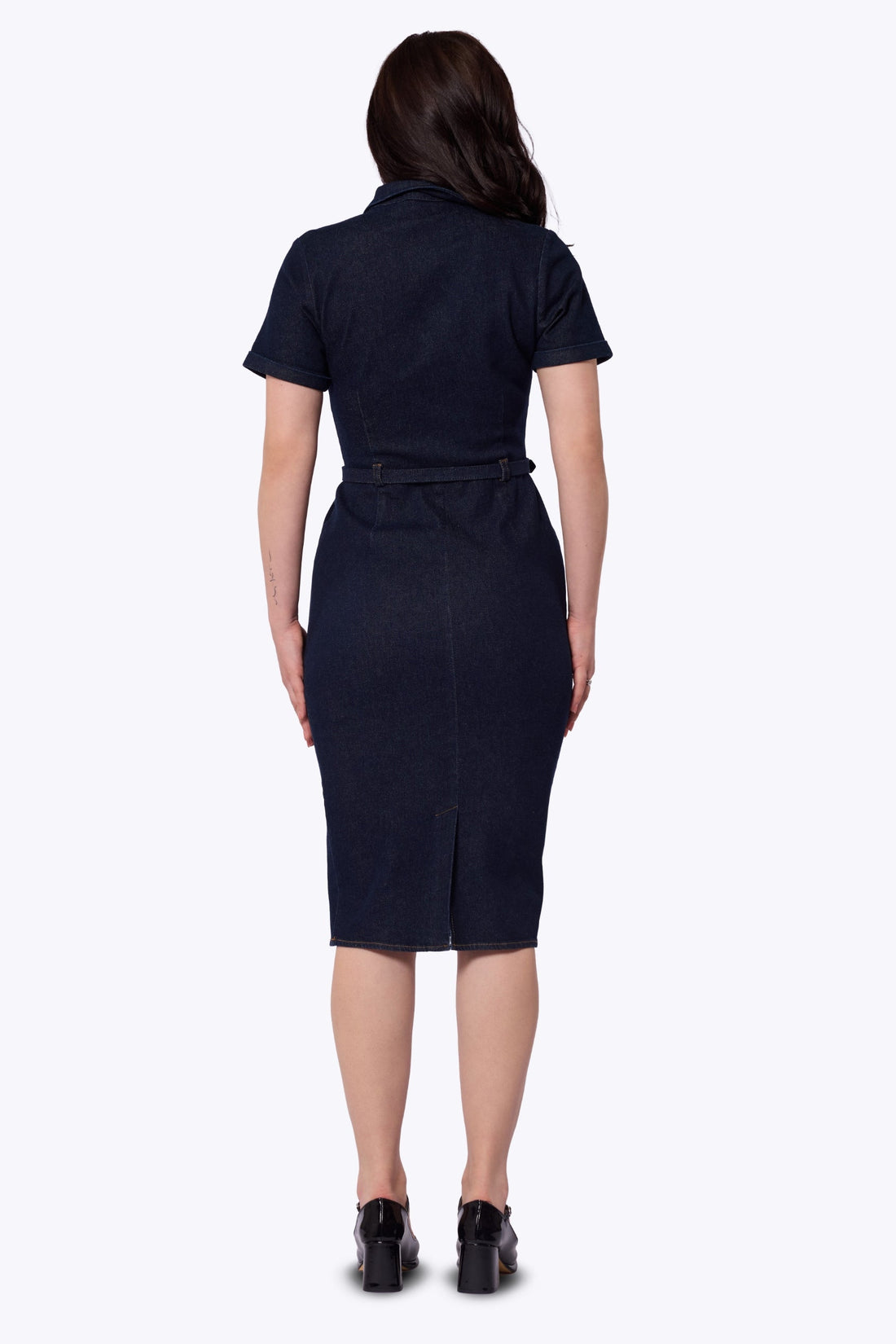 Caterina Denim Pencil Dress