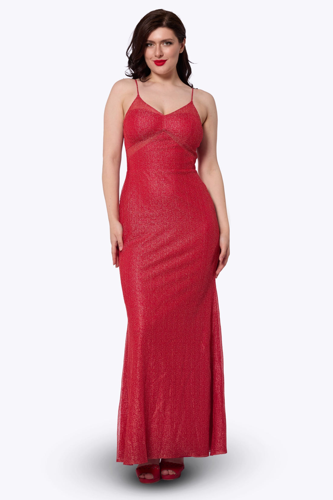 Dove Glitter Maxi Dress