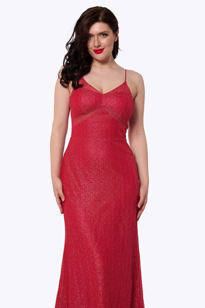 Dove Glitter Maxi Dress