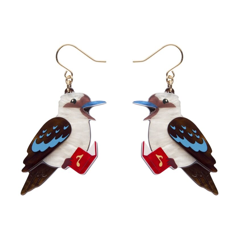 Kip The Kookaburra Krop Earrings