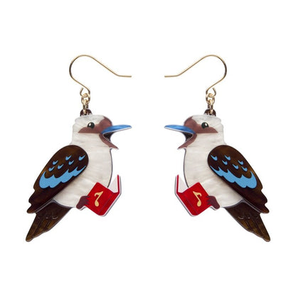 Kip The Kookaburra Krop Earrings