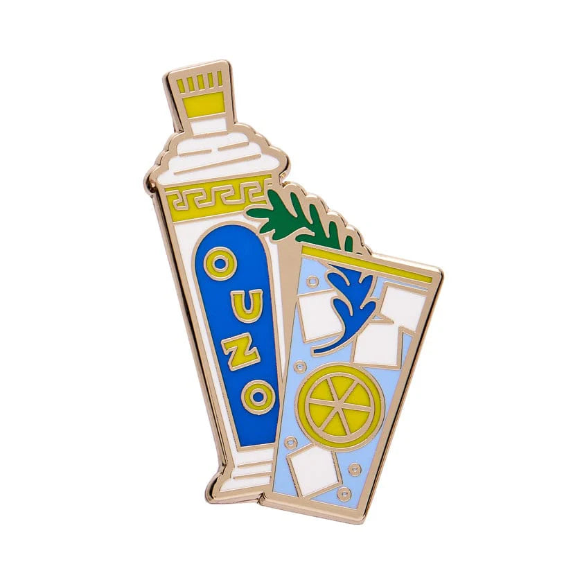 Erstwilder Opa! Ouzo Enamel Pin