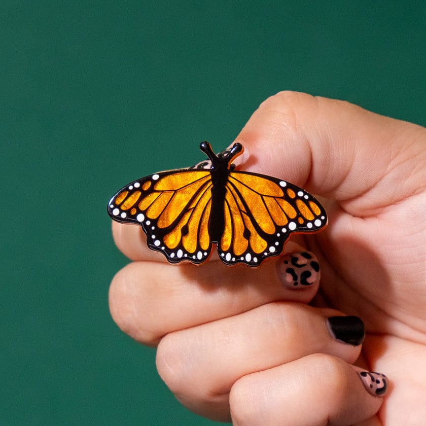Erstwilder Monarch Butterfly Simplified Mini Brooch