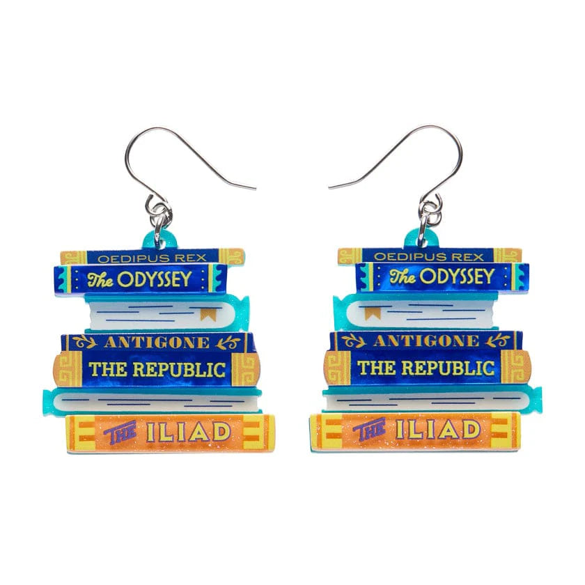 Erstwilder Words of the Wise Drop Earrings
