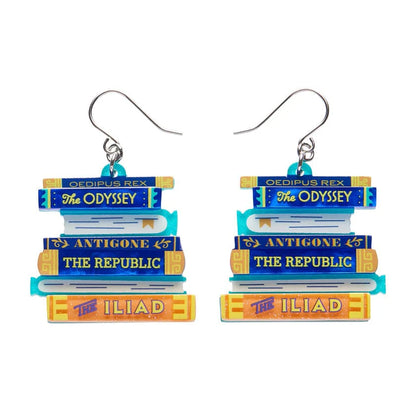 Erstwilder Words of the Wise Drop Earrings