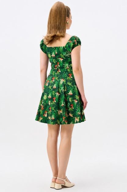 Dolores Frog Forest Mini Dress