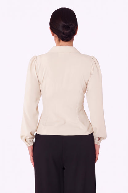 Pepper 40s Blouse Vintage Champagne