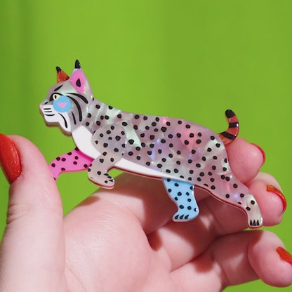 Erstwilder The Bohemian Bobcat Brooch